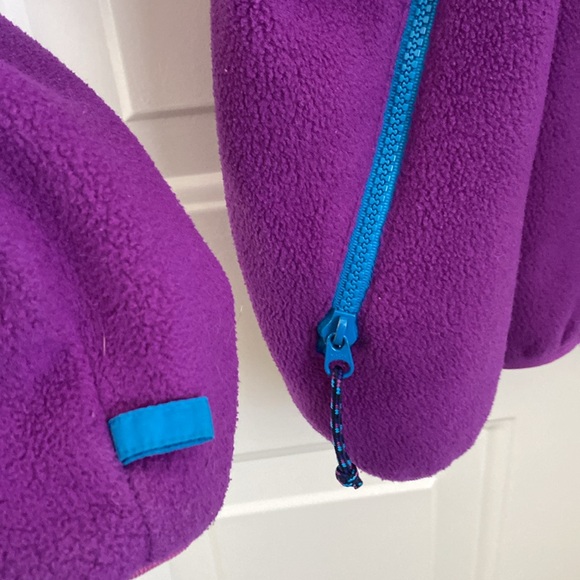 Vintage 90’s Columbia Aztec Purple Fleece Full Zip. Size Large - Picture 6 of 12